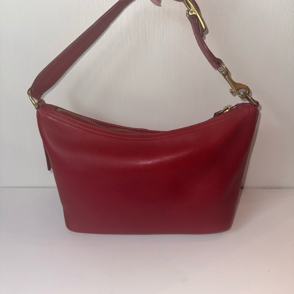 Coach Legacy Leather Hobo 9596 | Red Full Grain Leather | Vintage Y2K | - Picture 2 of 11